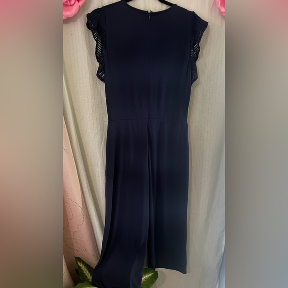 MICHAEL Michael Kors Blue Jumpsuit Streamlined Fit - Picture 3 of 5